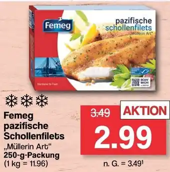 Famila Nord West Femeg pazifische Schollenfilets ,,Müllerin Art" 250-g-Packung Angebot