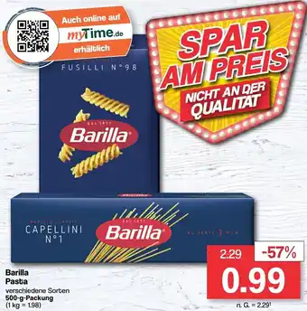 Famila Nord West Barilla Pasta 500 g Packung Angebot