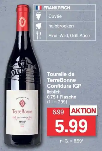 Famila Nord West Tourelle de TerreBonne Confidura IGP 0,75-L-Flasche Angebot