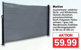 Famila Nord West Markise Angebot