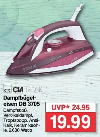 Famila Nord West CLATRONIC Dampfbügeleisen DB 3705 Angebot