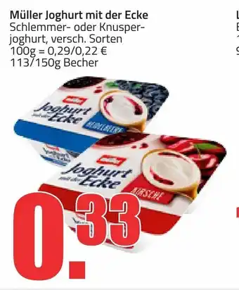 Ihr Frischmarkt Müller Joghurt mit der Ecke 113/150g Becher Angebot