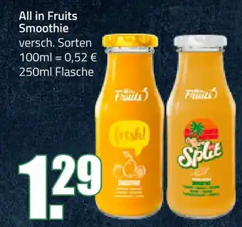 Ihr Frischmarkt All in Fruits Smoothie 250ml Angebot