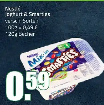 Ihr Frischmarkt Nestlé Joghurt &Smarties 120g Becher Angebot