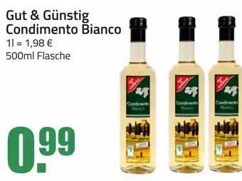 Ihr Frischmarkt Gut & Günstig Condimento Bianco 500ml Angebot