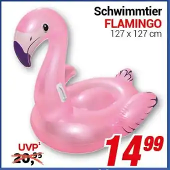 CENTERSHOP Schwimmtier FLAMINGO 127 x 127 cm Angebot