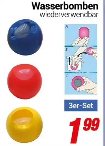 CENTERSHOP Wasserbomben 3er-Set Angebot