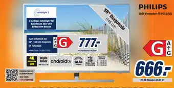 Expert Bening Philips UHD-Fernseher 58 Pus 8555 Angebot