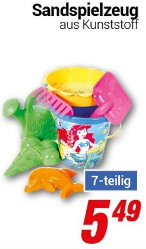 CENTERSHOP Sandspielzeug 7-teilig Angebot