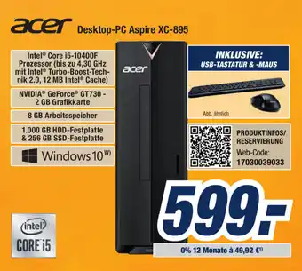 Expert Bening Acer Desktop-PC Aspire XC-895 Angebot