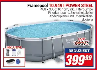 CENTERSHOP Bestway Framepool 10.949 I POWER STEEL Angebot