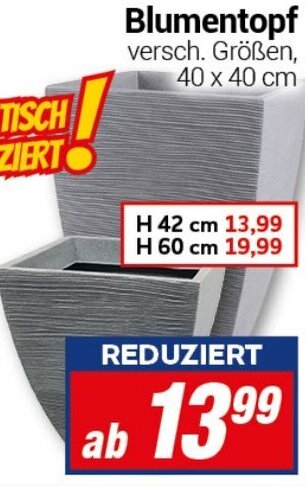 CENTERSHOP Blumentopf Angebot