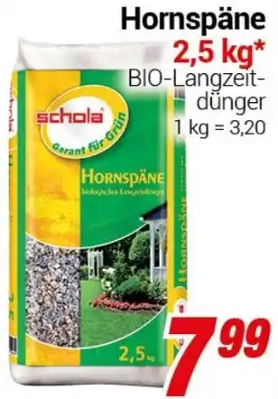 CENTERSHOP Hornspäne 2,5 kg Angebot