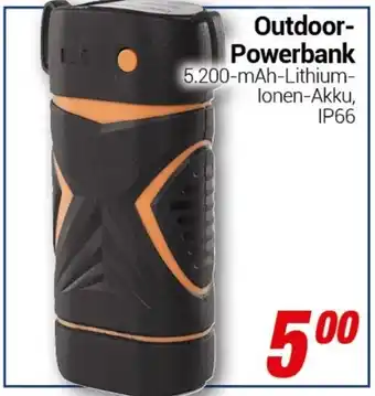 CENTERSHOP Outdoor-Powerbank Angebot