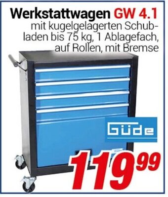 CENTERSHOP Güde Werkstattwagen GW 4.1 Angebot