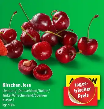 Lidl Kirschen, lose Angebot