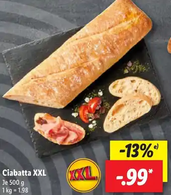 Lidl Ciabatta XXL 500 g Angebot