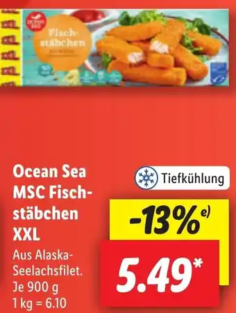 Lidl Ocean Sea MSC Fischstäbchen XXL 900 g Angebot