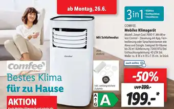 Lidl COMFEE Mobiles Klimagerät ,,Smart Cool 7000-1" Angebot