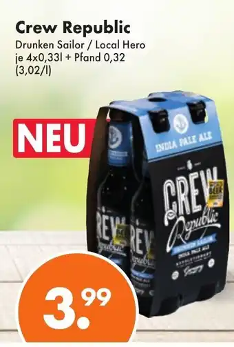 Trink und Spare Crew Republic 4 x 0,33 l Angebot