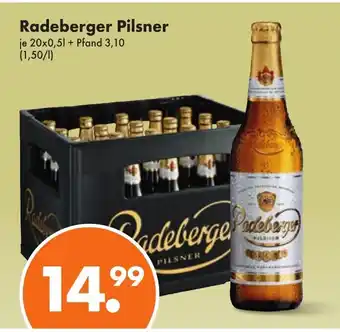 Trink und Spare Radeberger Pilsner 20 x 0,5 l Angebot