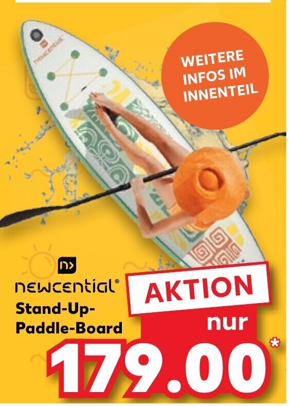 newcentialⓇ StandUpPaddleBoard Angebot bei Kaufland