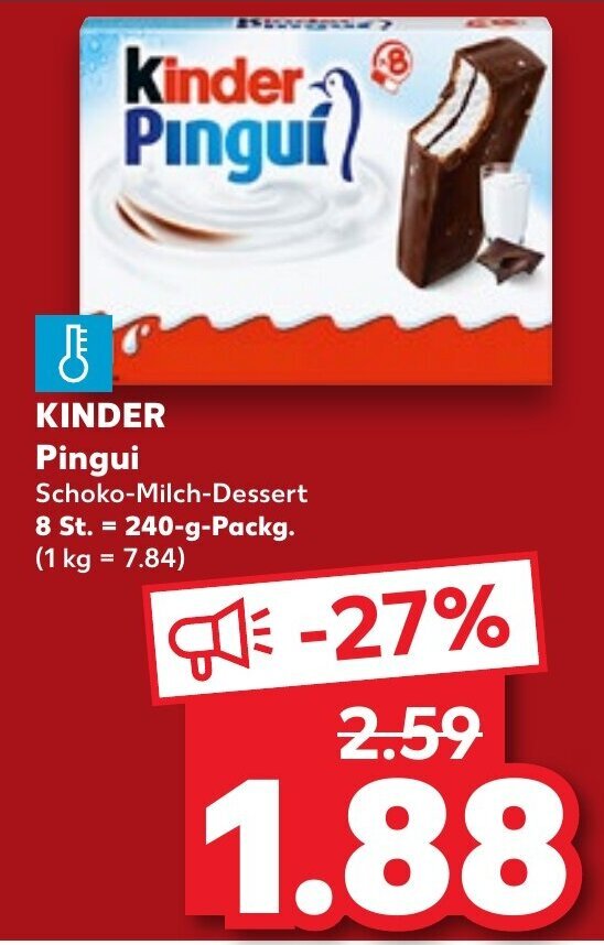 KINDER Pingui 240 g Angebot bei Kaufland