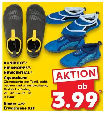 Kaufland KUNIBOOⓇ/ HIP&HOPPSⓇ/ NEWCENTIALⓇ Aquaschuhe Angebot