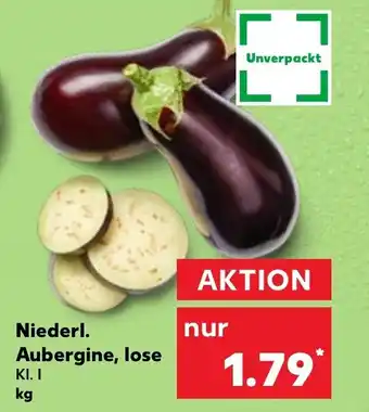 Kaufland Niederl. Aubergine, lose kg Angebot