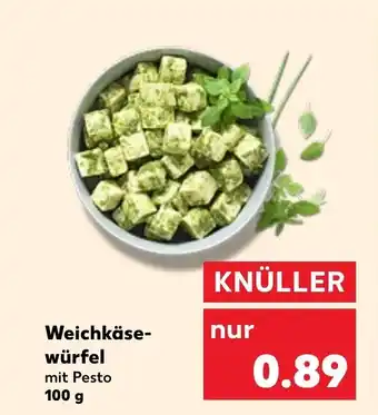 Kaufland Weichkäsewürfel mit Pesto 100 g Angebot