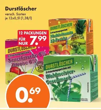 Trink und Spare Durstlöscher 12 x 0,75 l Angebot