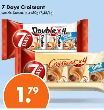 Trink und Spare 7 Days Croissant 4x60g Angebot