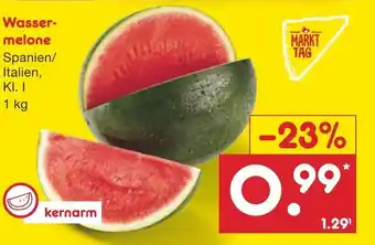 Netto Marken-Discount Wasser-melone 1 kg Angebot