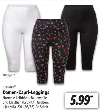 Lidl esmara® Damen-Capri-Leggings L Angebot