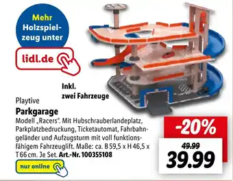 Lidl Playtive Parkgarage Angebot