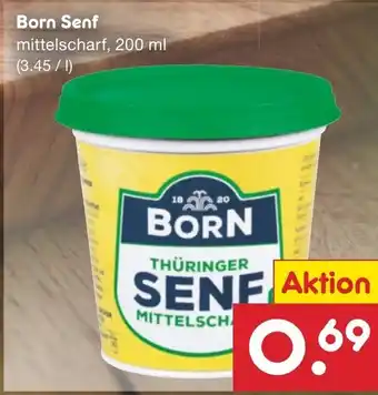 Netto Marken-Discount Born Senf 200 ml Angebot