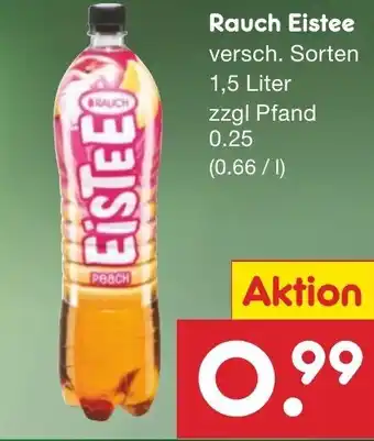 Netto Marken-Discount Rauch Eistee 1,5 Liter Angebot