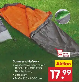 Netto Marken-Discount Sommerschlafsack Angebot