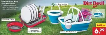 Netto Marken-Discount Faltbarer Eimer, Korb oder Wäschekorb Angebot