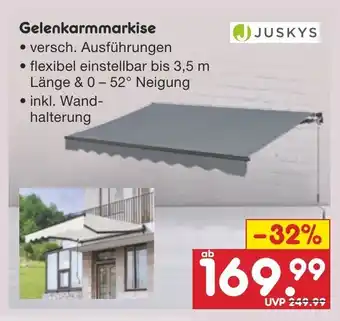 Netto Marken-Discount Gelenkarmmarkise Angebot