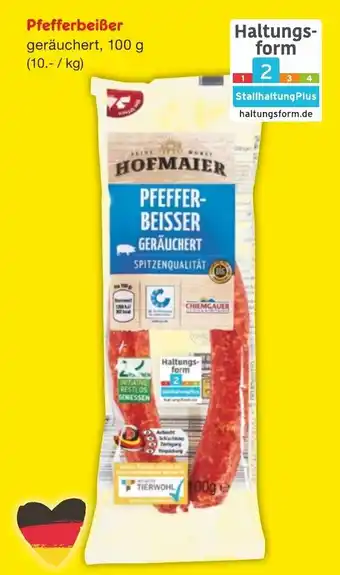 Netto Marken-Discount Pfefferbeißer geräuchert, 100 g Angebot