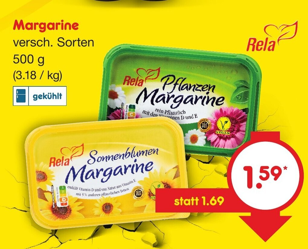 Margarine 500 g Angebot bei Netto MarkenDiscount