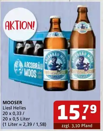 Getränke Quelle ARCOBRAU MOOS MOOSER Liesl Helles 20*330/20*500ml Angebot