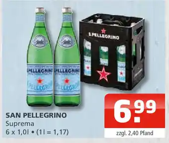 Getränke Oase SAN PELLEGRINO Suprema 6*1L Angebot