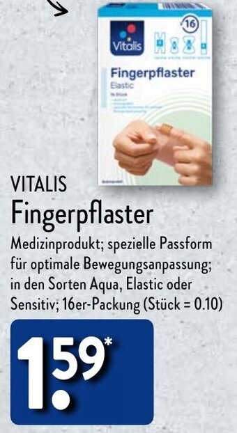 Aldi Nord VITALIS Fingerpflaster Angebot