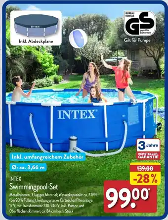 Aldi Nord INTEX Swimmingpool-Set Angebot