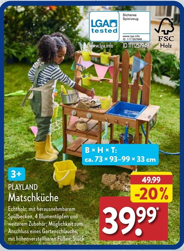 Matschkuche Mit Wasseranschluss Aldi