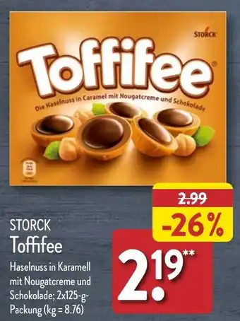 Aldi Nord STORCK Toffifee 2x125 g Packung Angebot