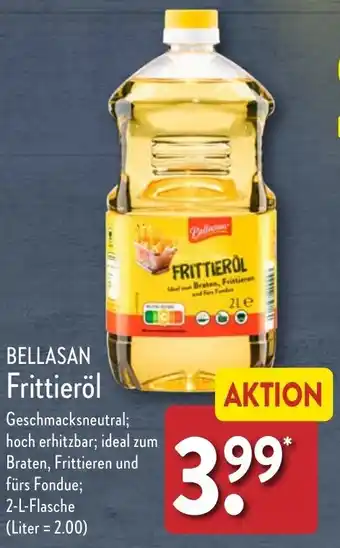 Aldi Nord BELLASAN Frittieröl 2 L Flasche Angebot