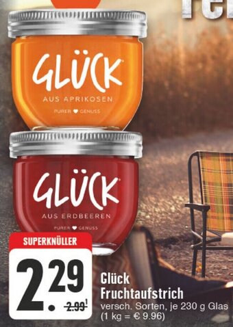 EDEKA Vogl Glück Fruchtaufstrich 230 g Glas Angebot